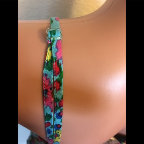 🎉HP🎉 NEW Poet Blue Floral Spaghetti Strap Dress - Picture 9 of 10